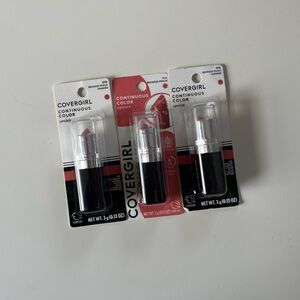 3 New Covergirl Continuous Lipstick 015 Bronzed Peach